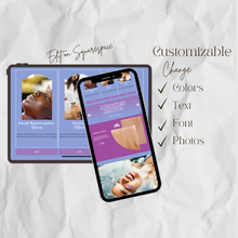 Load image into Gallery viewer, Luminous Aesthetics Squarespace Template 2