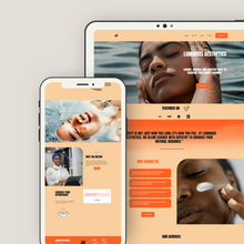 Load image into Gallery viewer, Luminous Aesthetics Squarespace Template