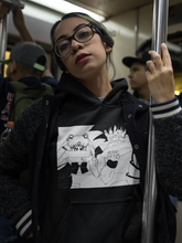 Load image into Gallery viewer, Sailor Moon vs Goku Eating Contest Hoodie