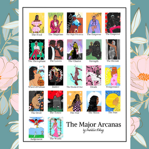 Major Arcana Tarot Suit Print