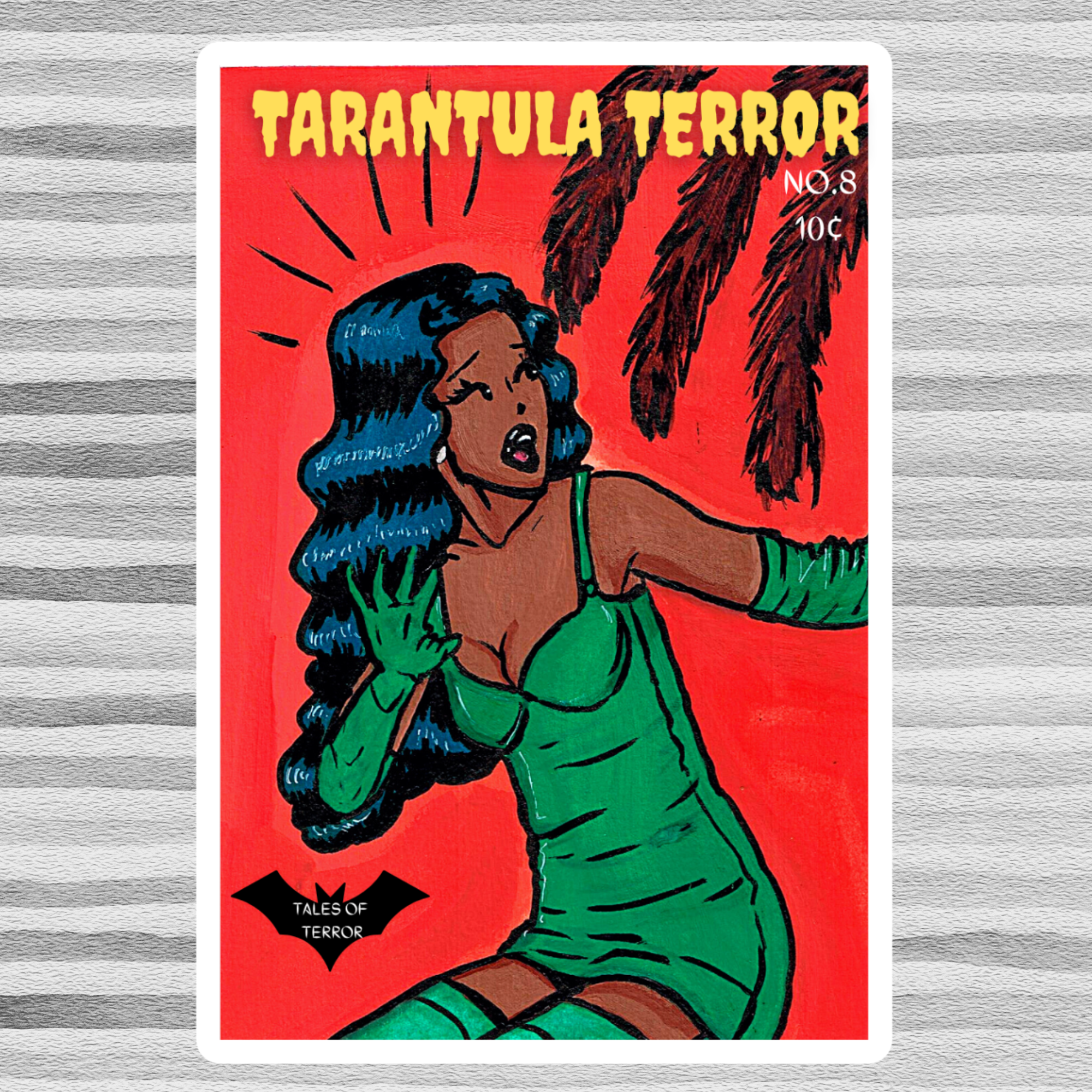 Tarantula Warning Stickers 7 Variations 