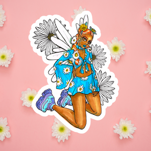 Daisy Fairy Sticker