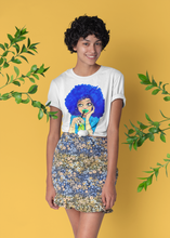 Load image into Gallery viewer, Blue Curls T-Shirt
