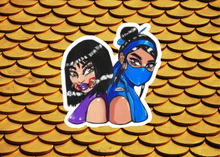 Load image into Gallery viewer, Mileena and Kitana Sticker
