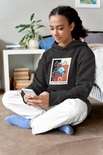 Load image into Gallery viewer, The High Priestess Tarot Card Hoodie
