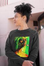Load image into Gallery viewer, Green Flame Sweatshirt
